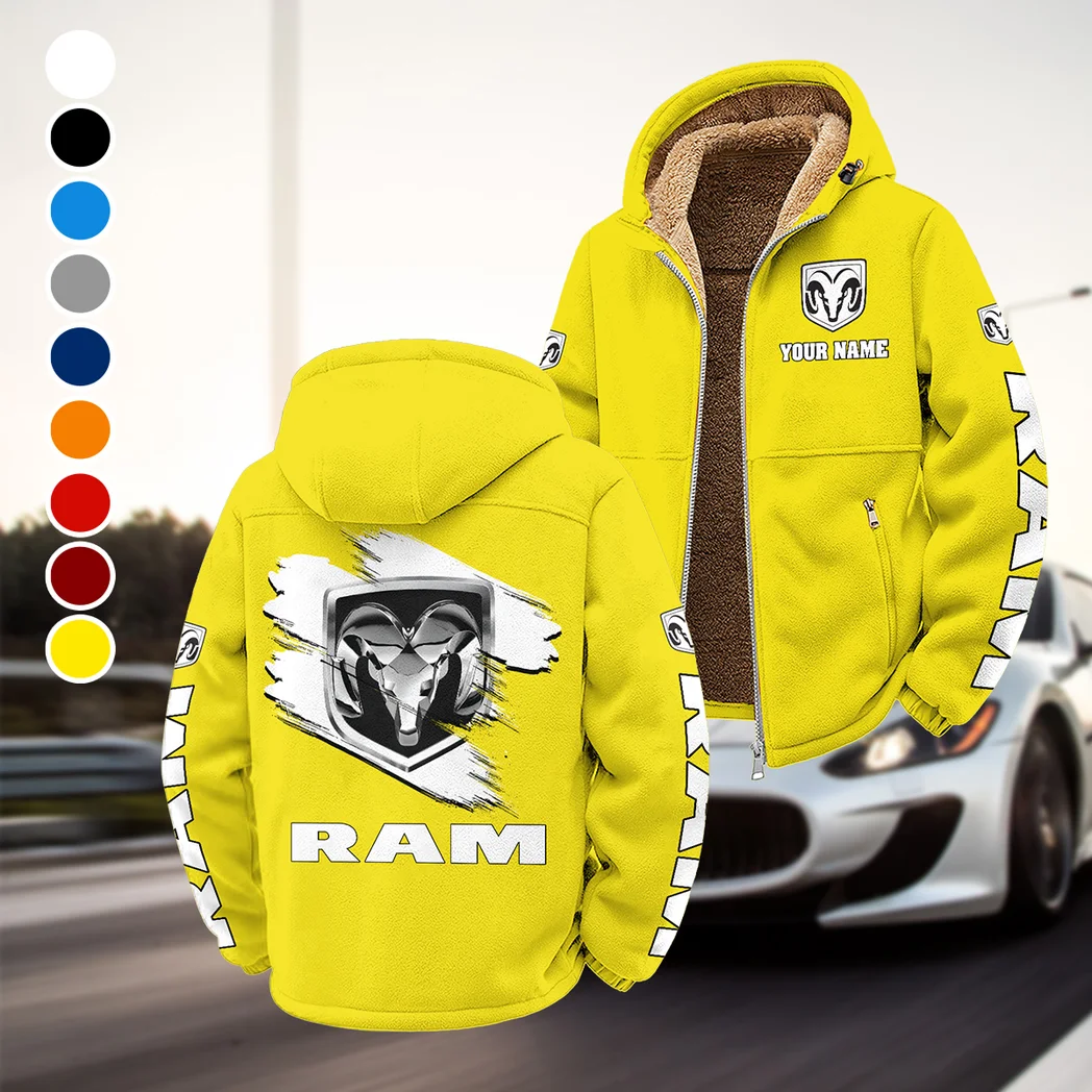 Strong Utility Pickup Winter Fleece Jacket, Anti-Pill Thermal Fleece HVN1452RT - Yellow