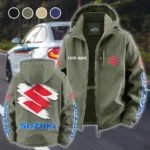 Superbike Fleece Windbreaker Jacket, Anti-Pill Wind-Blocking Fleece HVN1452SU - Green