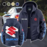 Superbike Fleece Windbreaker Jacket, Anti-Pill Wind-Blocking Fleece HVN1452SU - Navy