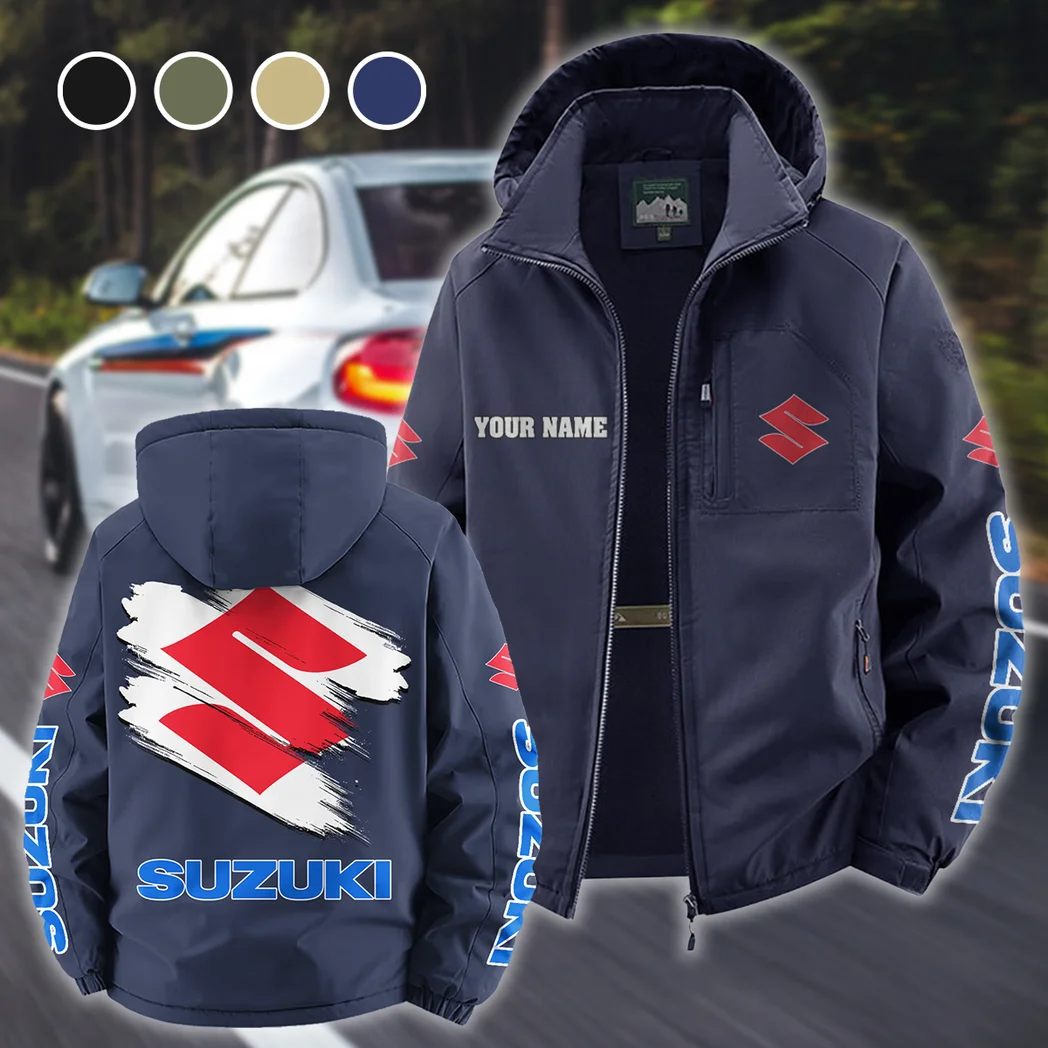 Superbike Fleece Windbreaker Jacket, Anti-Pill Wind-Blocking Fleece HVN1452SU - Navy