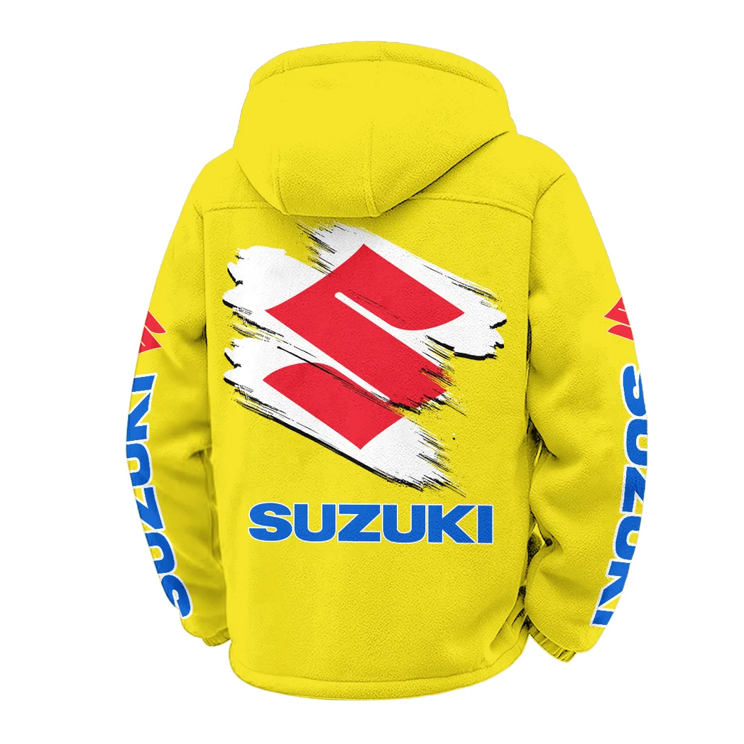 Superbike Winter Fleece Jacket, Warm Core Loft Fleece HVN1452SU - Yellow - Image 3