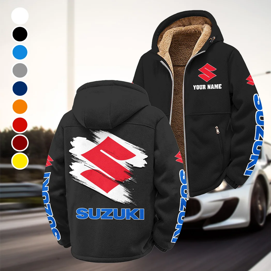 Superbike Winter Fleece Jacket, Warm Core Loft Fleece HVN1452SU - Black