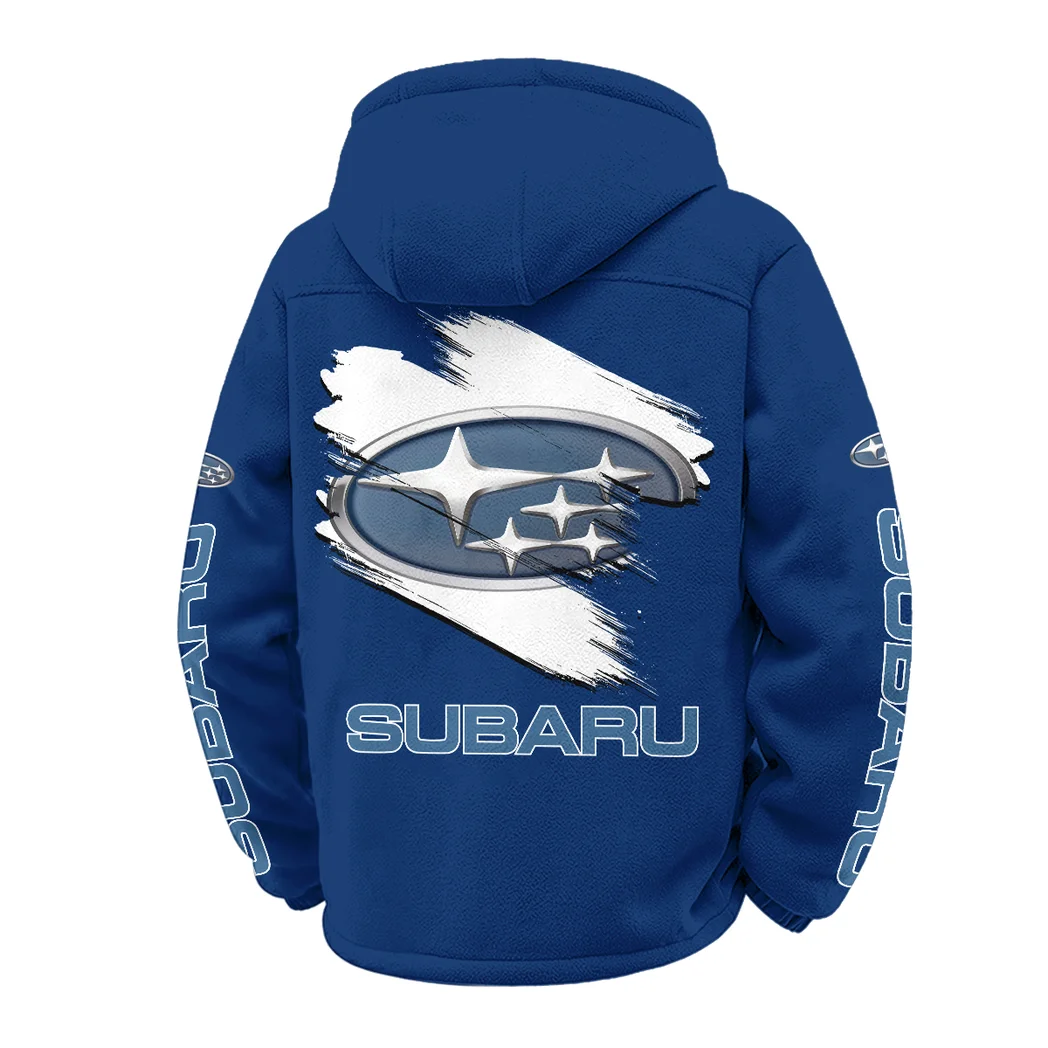 Boxer Engine Car Winter Fleece Jacket, Breathable Winter Comfort HVN1452SU - Navy - Image 3