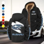 Boxer Engine Car Winter Fleece Jacket, Breathable Winter Comfort HVN1452SU - Black