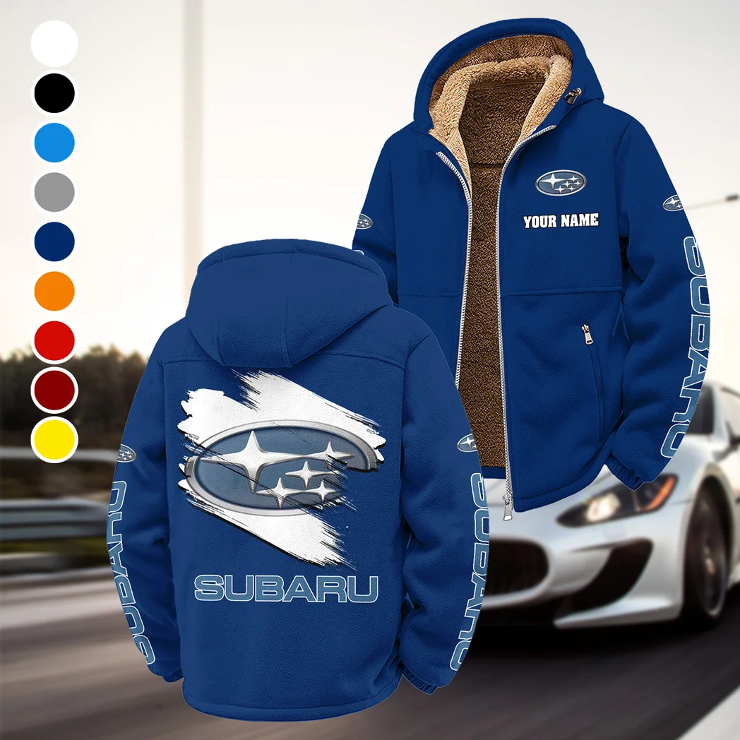 Boxer Engine Car Winter Fleece Jacket, Breathable Winter Comfort HVN1452SU - Navy