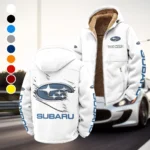 Boxer Engine Car Winter Fleece Jacket, Breathable Winter Comfort HVN1452SU - White