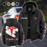 Smart EV Fleece Windbreaker Jacket, Premium Bonded Fleece HVN1452TE - Black