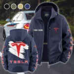 Smart EV Fleece Windbreaker Jacket, Premium Bonded Fleece HVN1452TE - Navy