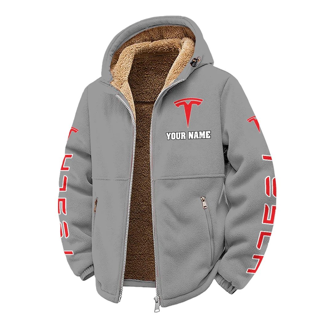 Smart EV Winter Fleece Jacket, Premium Fleece Barrier HVN1452TE - Grey - Image 2
