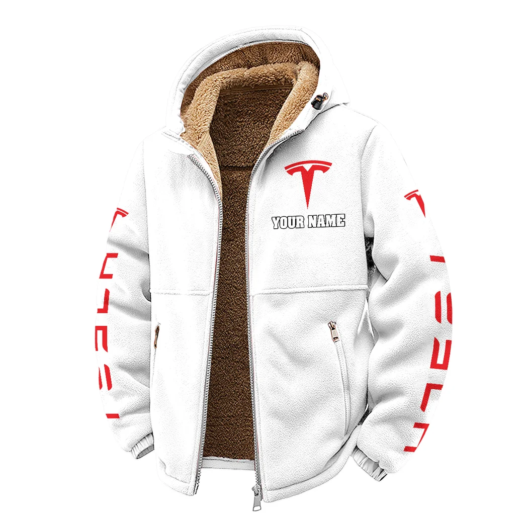 Smart EV Winter Fleece Jacket, Premium Fleece Barrier HVN1452TE - White - Image 2