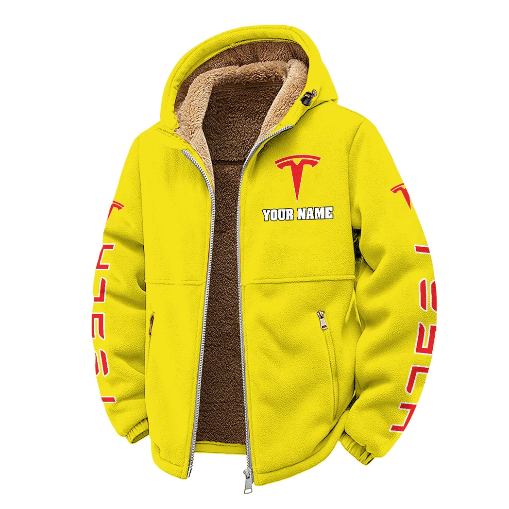Smart EV Winter Fleece Jacket, Premium Fleece Barrier HVN1452TE - Yellow - Image 2