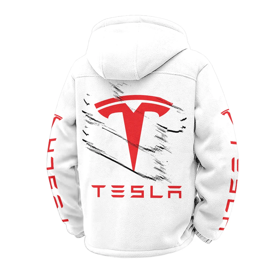 Smart EV Winter Fleece Jacket, Premium Fleece Barrier HVN1452TE - White - Image 3