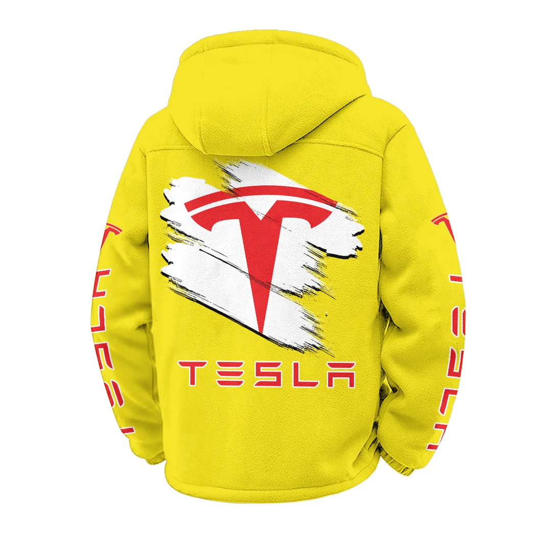 Smart EV Winter Fleece Jacket, Premium Fleece Barrier HVN1452TE - Yellow - Image 3