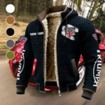 Legendary Two-Wheeler Fleece-Lined Hooded Jacket, Premium Bonded Fleece Jacket HVN1452TM - Black