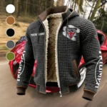 Legendary Two-Wheeler Fleece-Lined Hooded Jacket, Premium Bonded Fleece Jacket HVN1452TM - Grey