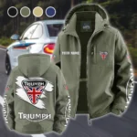 Legendary Two-Wheeler Fleece Windbreaker Jacket, Ultra-Soft Wind-Stop Fabric HVN1452TM - Green