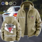 Legendary Two-Wheeler Fleece Windbreaker Jacket, Ultra-Soft Wind-Stop Fabric HVN1452TM - Khaki