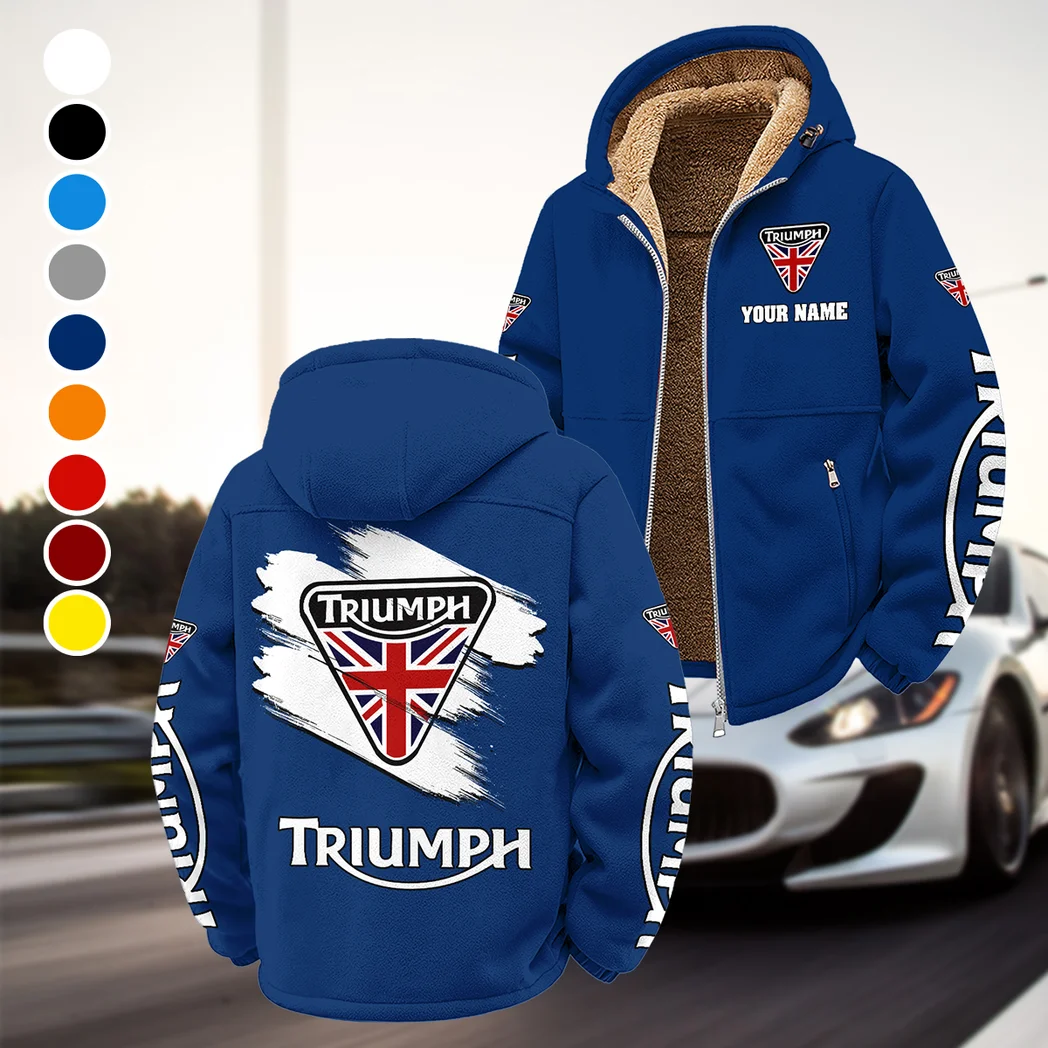 Legendary Two-Wheeler Winter Fleece Jacket, Sherpa Lined Winter Fleece HVN1452TM - Navy