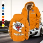 Legendary Two-Wheeler Winter Fleece Jacket, Sherpa Lined Winter Fleece HVN1452TM - Orange