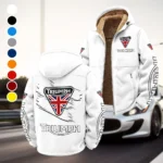 Legendary Two-Wheeler Winter Fleece Jacket, Sherpa Lined Winter Fleece HVN1452TM - White