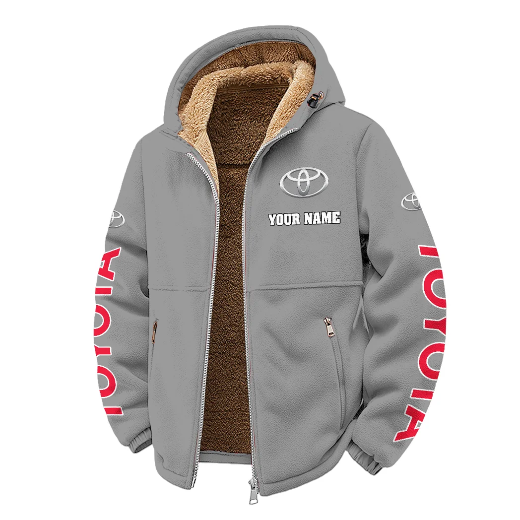 Long-Life Vehicle Winter Fleece Jacket, Multi-Sport Winter Layer HVN1452TO - Grey - Image 2
