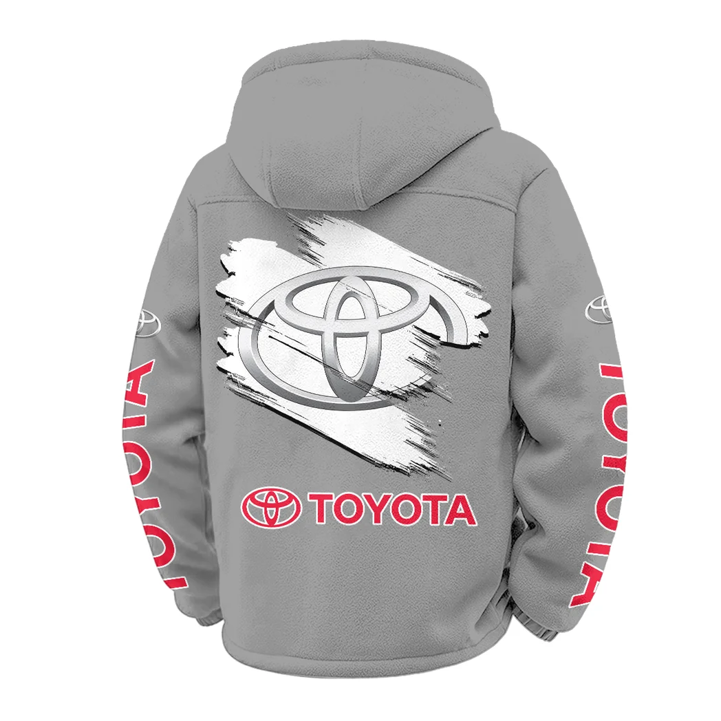 Long-Life Vehicle Winter Fleece Jacket, Multi-Sport Winter Layer HVN1452TO - Grey - Image 3
