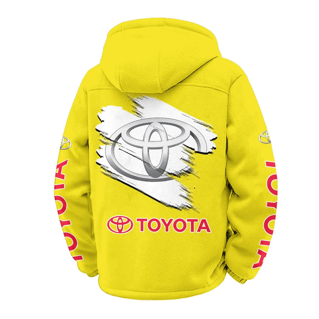 Long-Life Vehicle Winter Fleece Jacket, Multi-Sport Winter Layer HVN1452TO - Yellow - Image 3