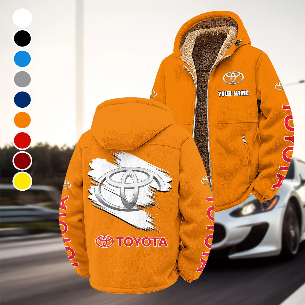 Long-Life Vehicle Winter Fleece Jacket, Multi-Sport Winter Layer HVN1452TO - Orange