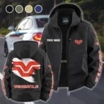 Articulated Tractor Fleece Windbreaker Jacket, Breathable Fleece Windwear HVN1452VE - Black