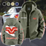 Articulated Tractor Fleece Windbreaker Jacket, Breathable Fleece Windwear HVN1452VE - Green