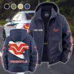 Articulated Tractor Fleece Windbreaker Jacket, Breathable Fleece Windwear HVN1452VE - Navy