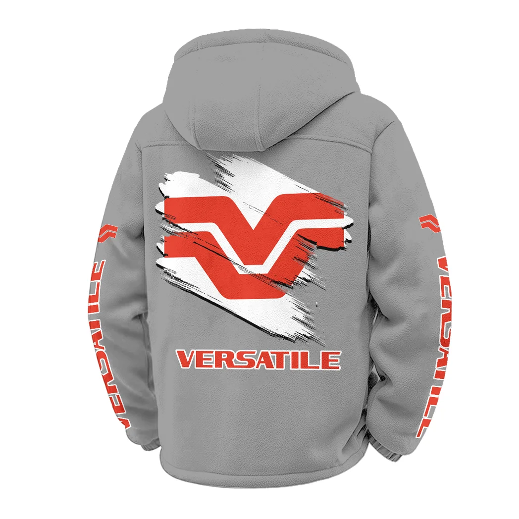 Articulated Tractor Winter Fleece Jacket, Technical Mid-Layer Jacket HVN1452VE - Grey - Image 3