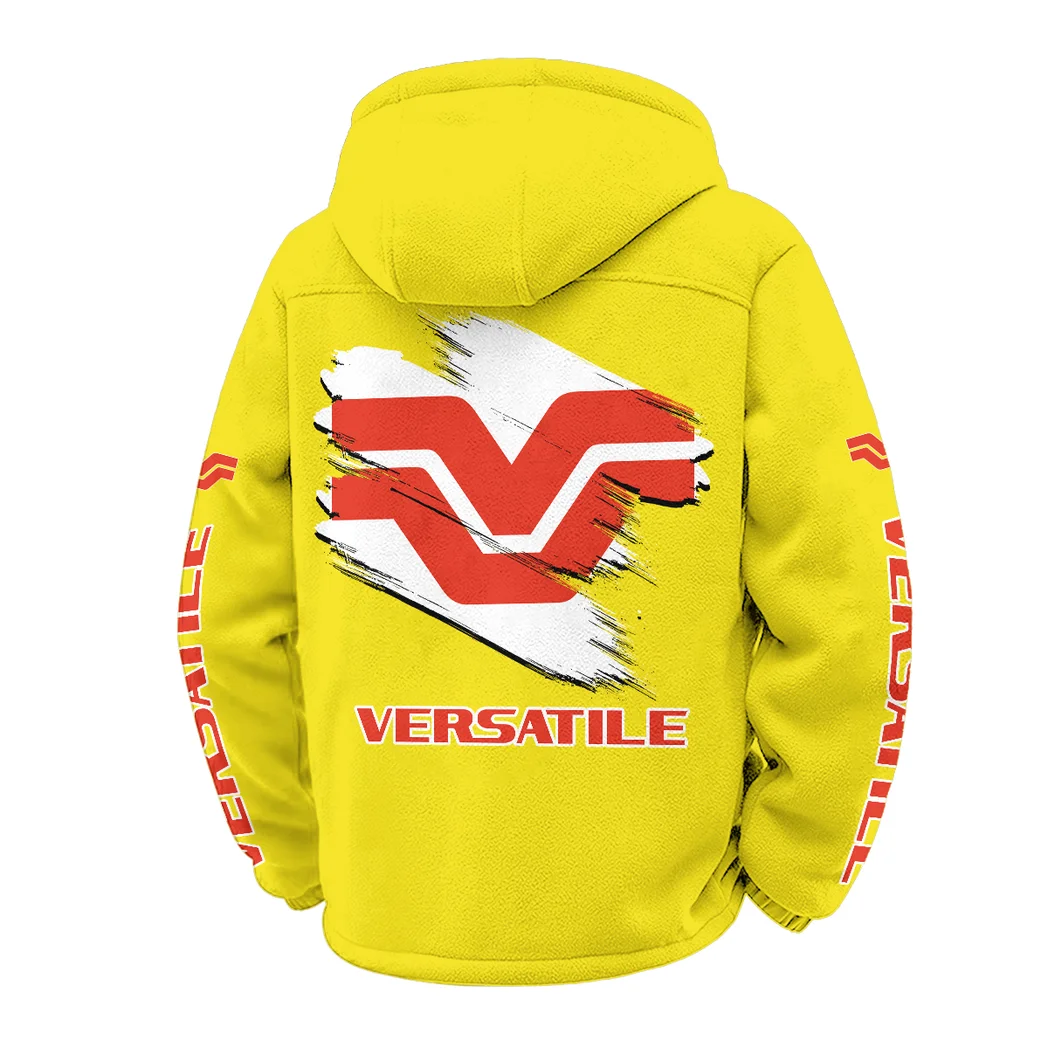 Articulated Tractor Winter Fleece Jacket, Technical Mid-Layer Jacket HVN1452VE - Yellow - Image 3