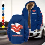 Articulated Tractor Winter Fleece Jacket, Technical Mid-Layer Jacket HVN1452VE - Navy