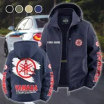 Motorbike Fleece Windbreaker Jacket, Cross-Training Wind Shell HVN1452YA - Navy
