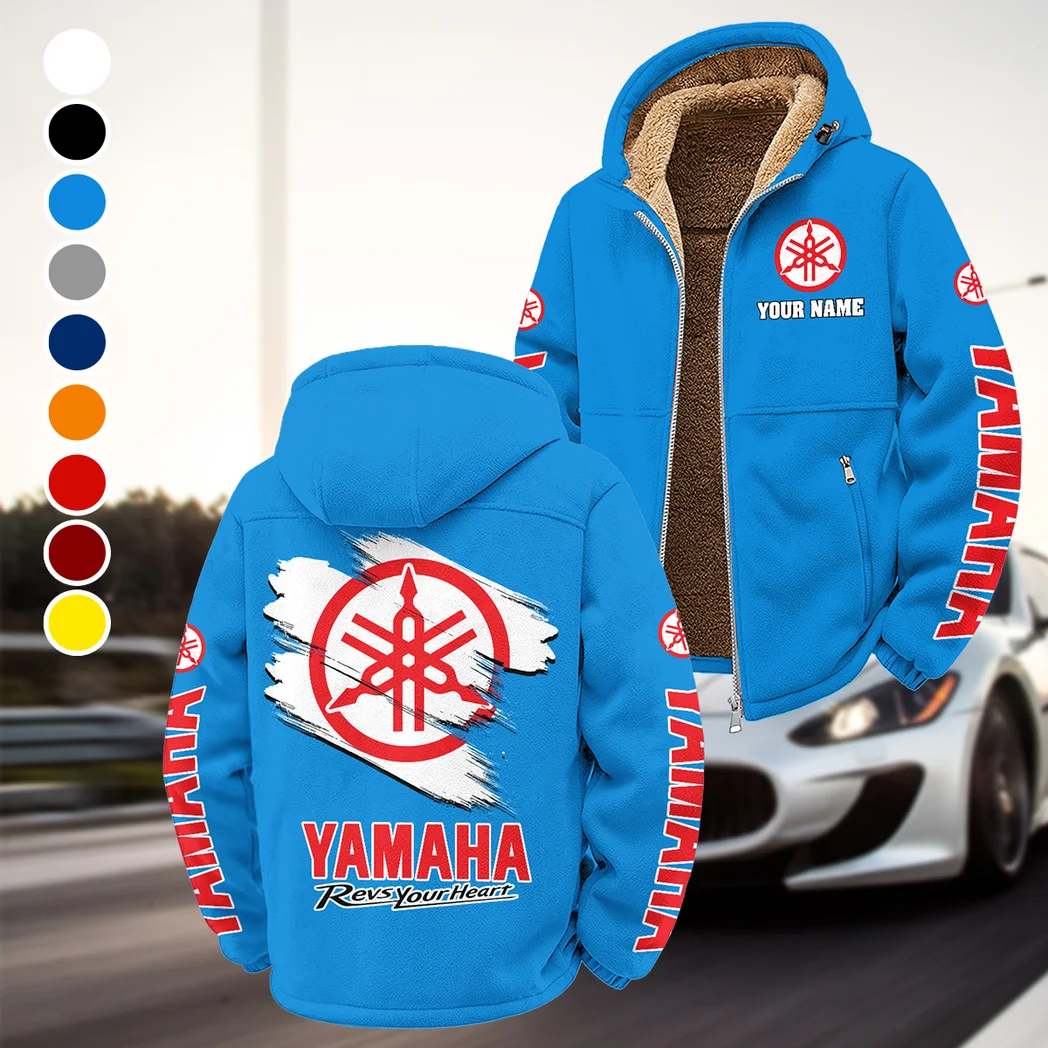 Motorbike Winter Fleece Jacket, Snow-Ready Active Fleece HVN1452YA - Cyan