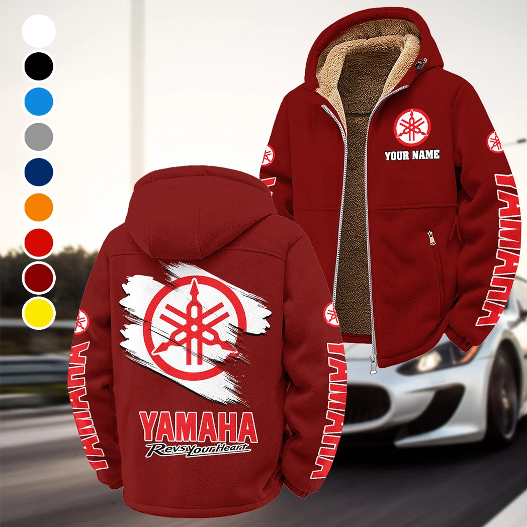 Motorbike Winter Fleece Jacket, Snow-Ready Active Fleece HVN1452YA - Wine