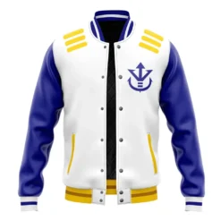 Power Escalation Baseball Jacket, Cool-Weather Anime Jacket ANI005122325006