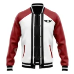 Digital Competition Baseball Jacket, Bold Anime Varsity Jacket ANI005122325007
