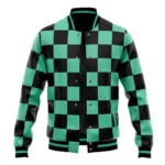 Silent Determination Baseball Jacket, Classic Anime Street Jacket ANI005122325047
