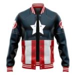 Hero Spectacle Baseball Jacket, Anime Lifestyle Varsity Jacket ANI005122325086