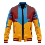 Nature Harmony Baseball Jacket, Casual Anime Fan Outerwear ANI005122325090