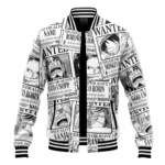 Promised Dreams Baseball Jacket, Classic Anime Street Jacket ANI005122325097