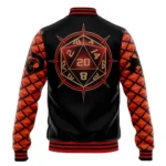 Fantasy Roleplay Baseball Jacket, Anime-Inspired Varsity Outerwear ANI005122325103