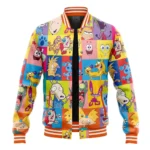 Nostalgic Mix Baseball Jacket, Everyday Anime Varsity Gear ANI005122325130