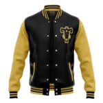 Defiant Magic Baseball Jacket, Streetwear Anime Varsity Jacket ANI005122325135