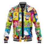 Youth Trends Baseball Jacket, Anime-Inspired Varsity Outerwear ANI005122325180
