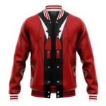 Gothic Violence Baseball Jacket, Bold Anime Varsity Jacket ANI005122325234