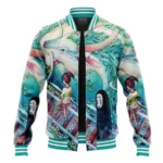 Whimsical Calm Baseball Jacket, Everyday Anime Fan Gear ANI005122325275