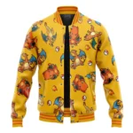 Relaxed Theme Baseball Jacket, Classic Anime Fan Jacket ANI005122325333